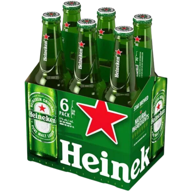 Heineken 330ml Nrb - 6 - Bar Keeper