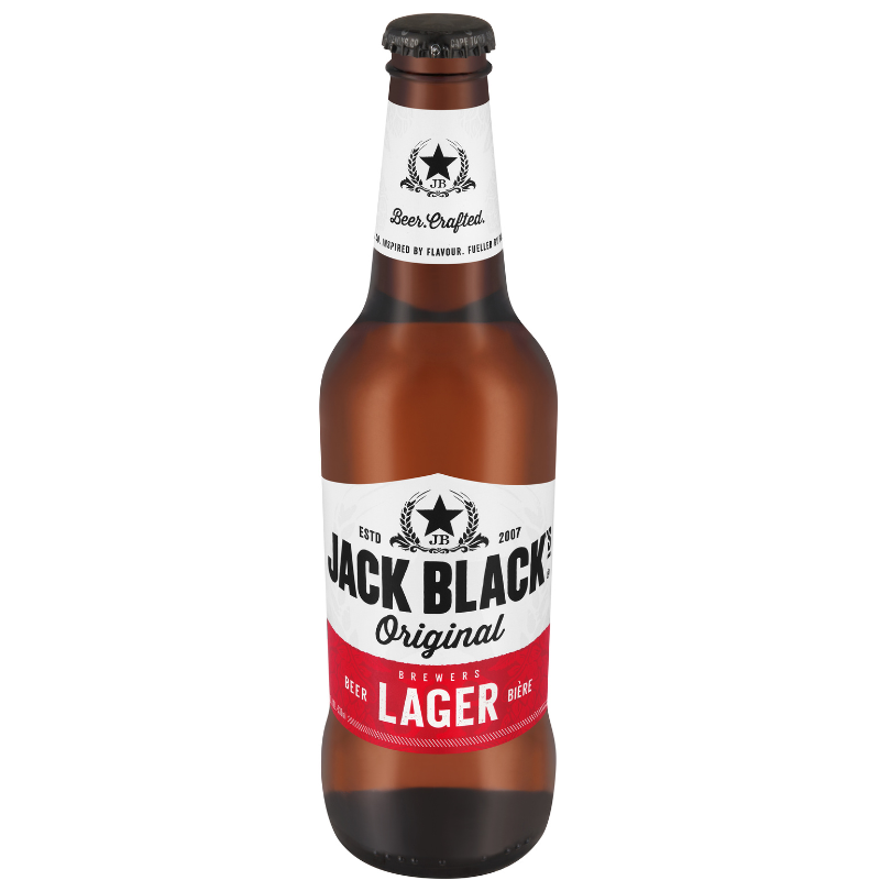 Jack Black Lager 340ml bottle