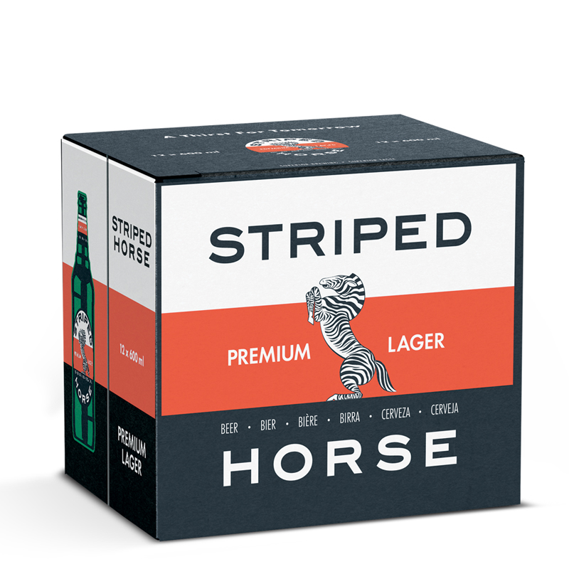 Striped Horse Lager 600ml x 12