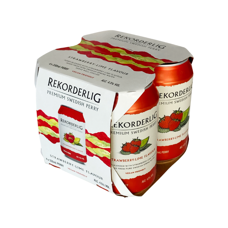 Rekorderlig Strawberry & Lime 330ml can - 4