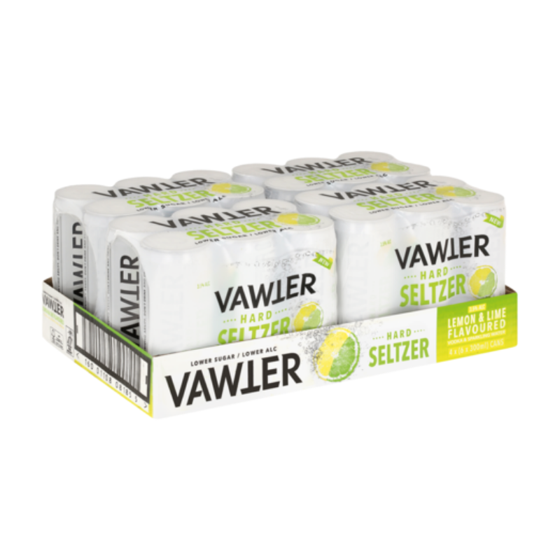 Vawter Lemon & Lime Hard Seltzer 300ml - 24