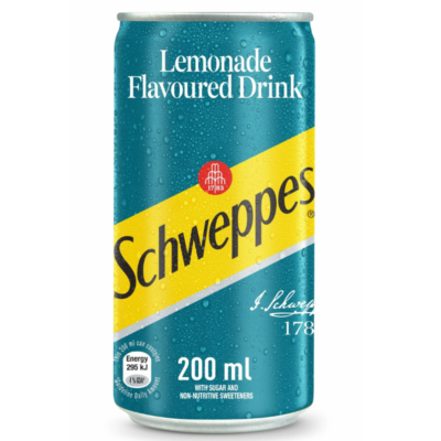 Schweppes Lemonade 200ml Can
