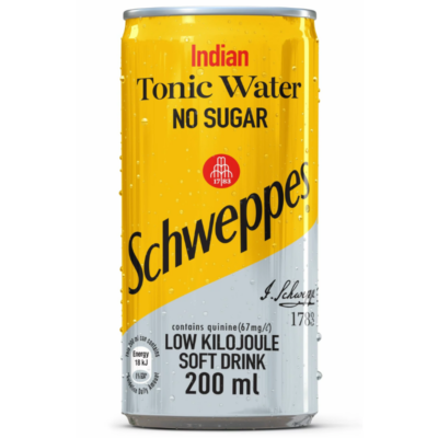 Schweppes Tonic Zero 200ml Can