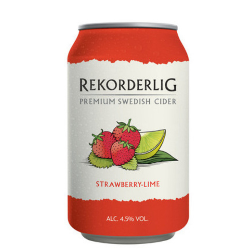 Rekorderlig Strawberry & Lime 330ml Can