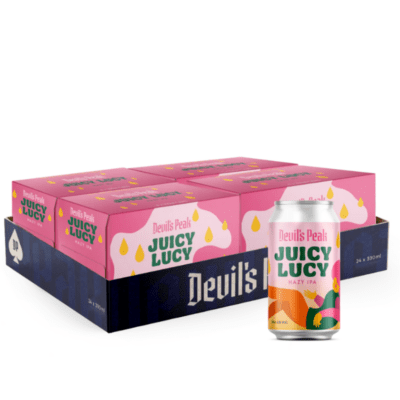 barkeeper 5556 DEVILS PEAK JUICY LUCY HAZY IPA 330ML Case 24