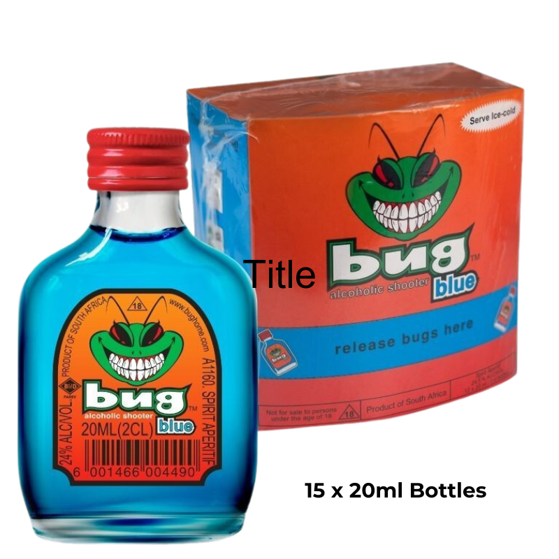 Bug Blue Shooter 20ml Bar Keeper