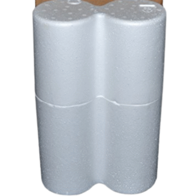 2 Bottle Polystyrene Wine Holder