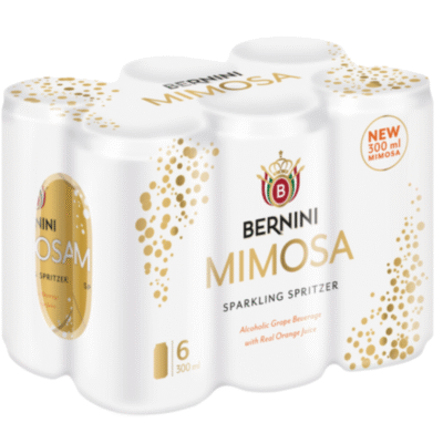 barkeeper 10662 Bernini Mimosa Sparkling Spritzer 300ml 6 pack