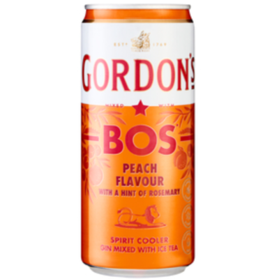 Gordons & Bos Sweet Peach 330ml