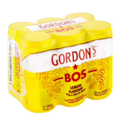 barkeeper 10745 Gordons Gin Bos Lemon 330Ml 6 Pack