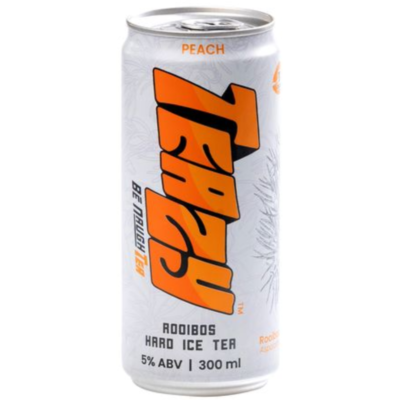 Teazy Peach Rooisbos Hard Ice Tea 300ml