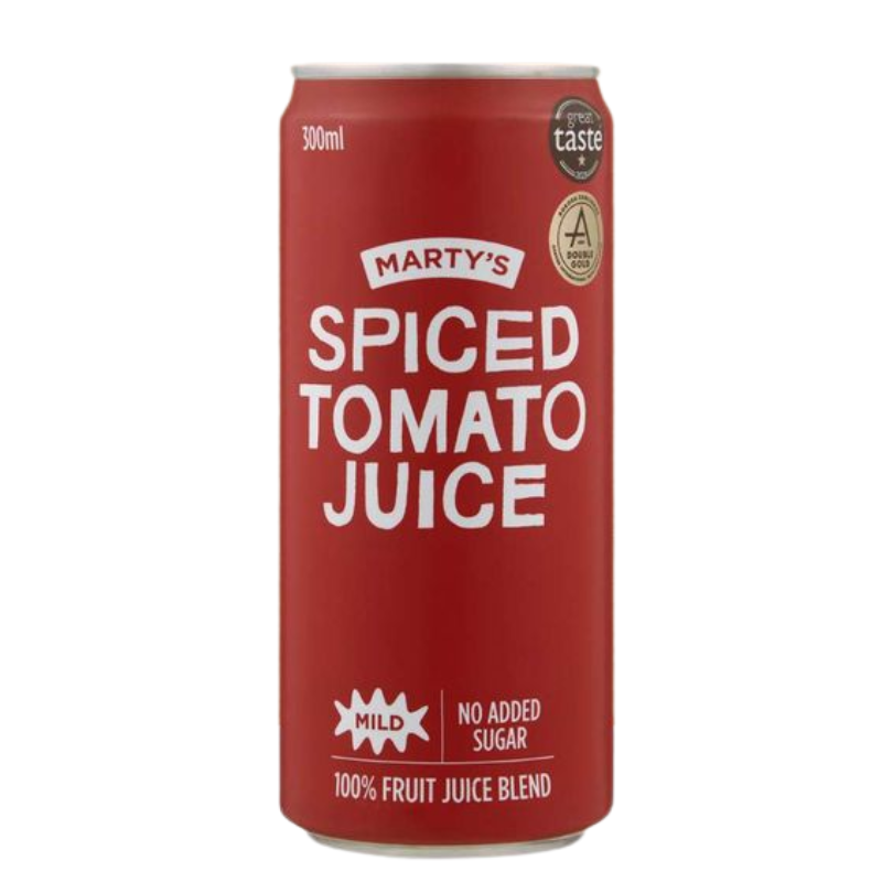 Martys Spiced Tomato Juice 300ml Can