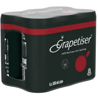 barkeeper 10475 Grapetiser Red 300ml Can 6 Pack